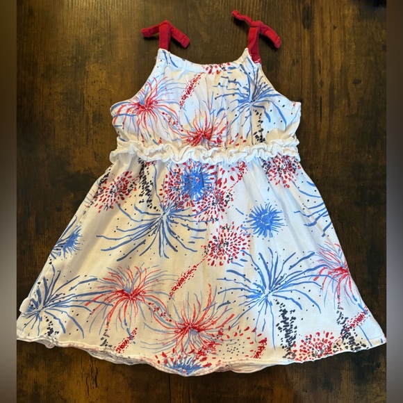 Burt's Bees Baby Firework Print Dress with Bloomers - Picture 3 of 4